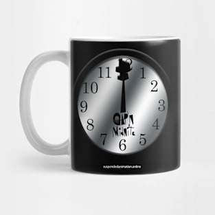 Cap'n Midnite Logo on Clock Mug